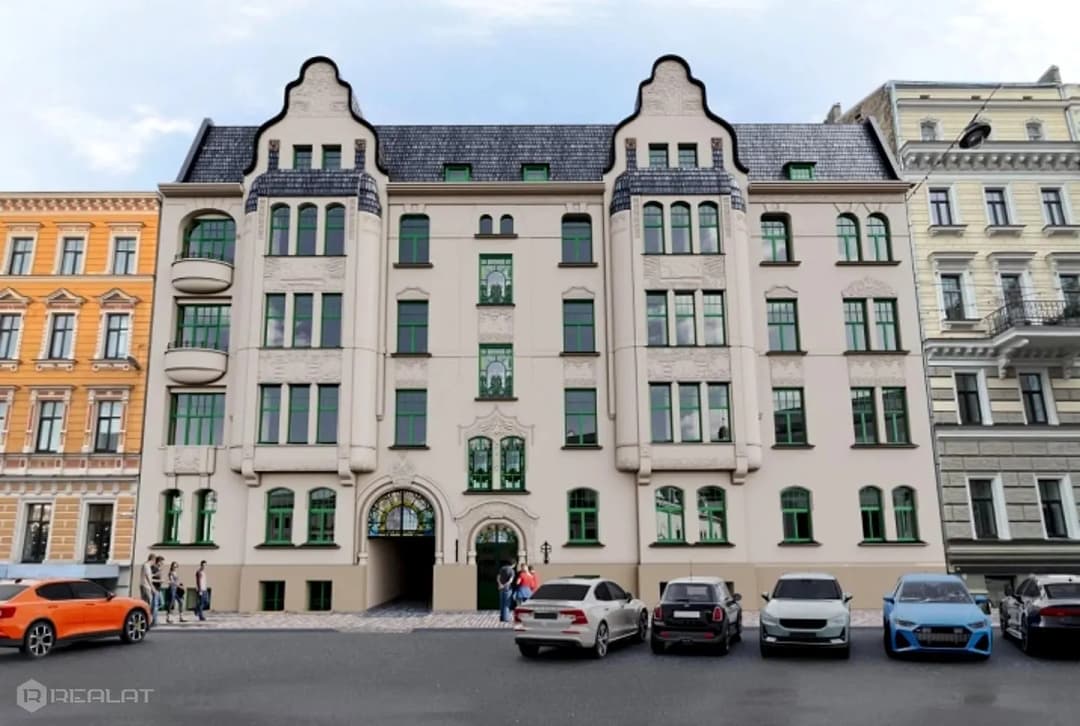 4-ist. Dzīvoklis, 96.90㎡ - Rīga, Centrs