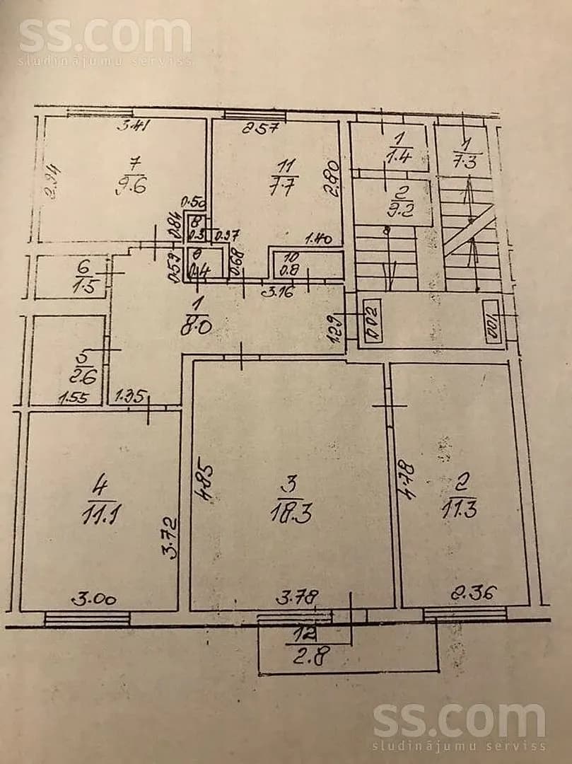 4 istabu dzīvoklis — J. Grota iela 9 2