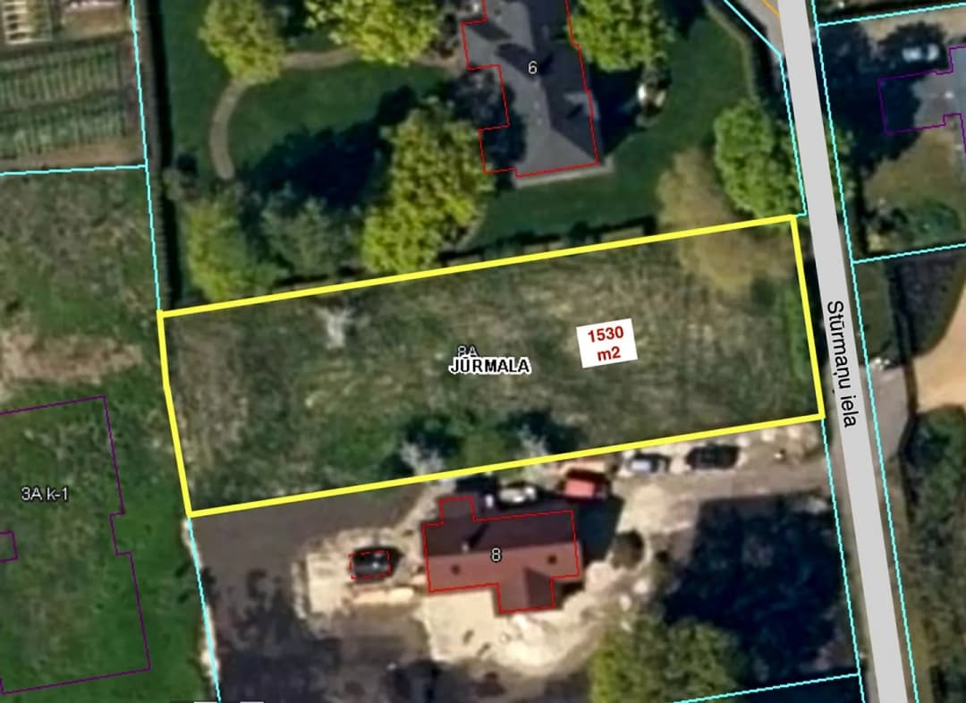 Zeme, 1530㎡ - Jūrmala, Melluži — bilde 4
