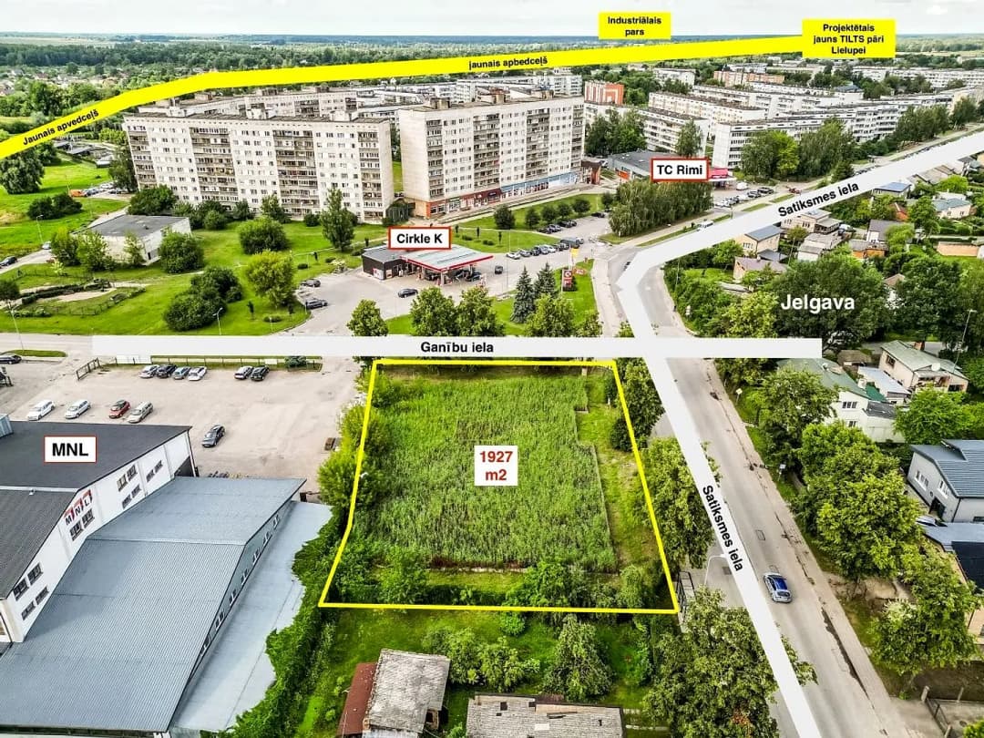 Zeme, 1927㎡ - Jelgava