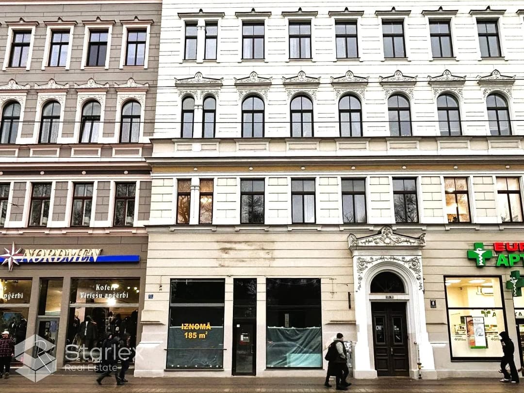Telpas, 185.1㎡ - Rīga, Centrs