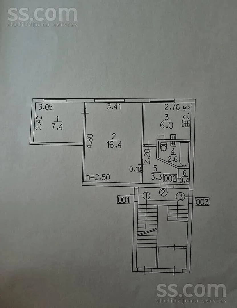 Divistabu dzīvoklis — Nameja iela 28a