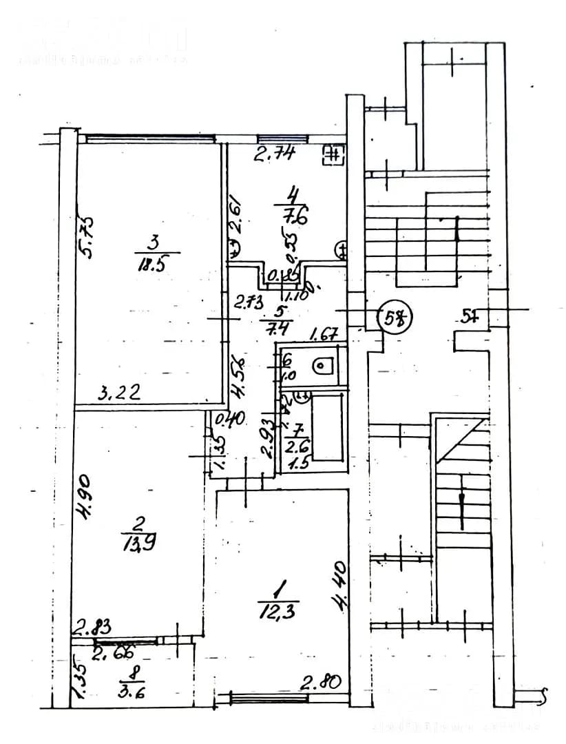 Trīsistabu dzīvoklis — Draudzības aleja 19 — vēl bildes
