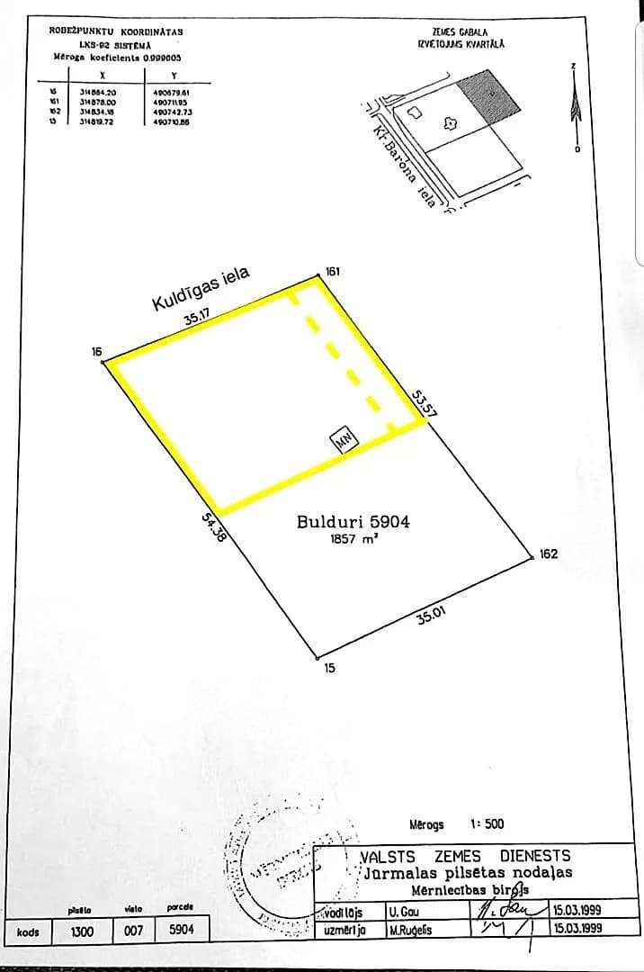 Zeme, 929㎡ - Jūrmala, Bulduri — vēl bildes