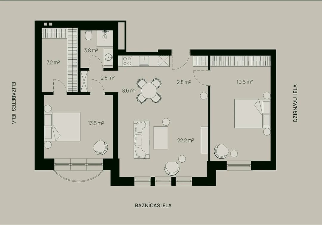 Baznīcas 5, Centrs — bilde 2