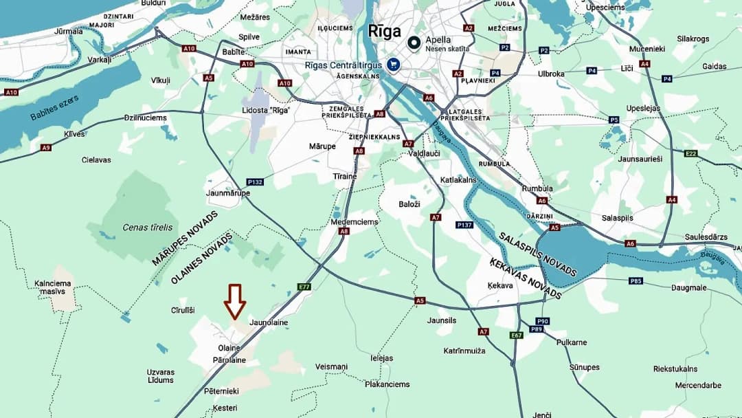 Zeme, 25317㎡ - Olaines novads, Olaines pagasts — bilde 3