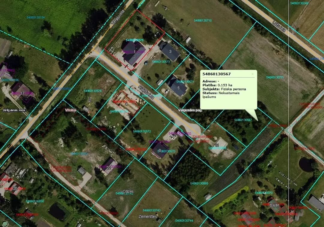 Zeme, 1525㎡ - Valgundes pagasts, Vītoliņi — bilde 4
