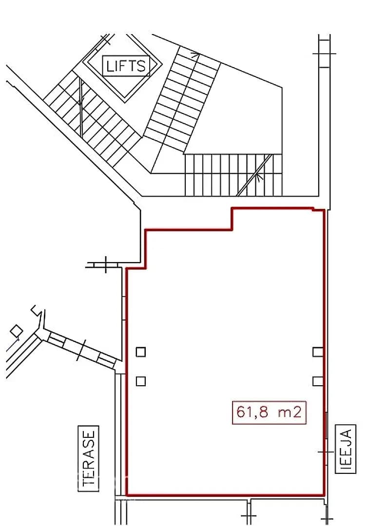 Telpas, 62㎡ - Rīga, Dreiliņi — bilde 2