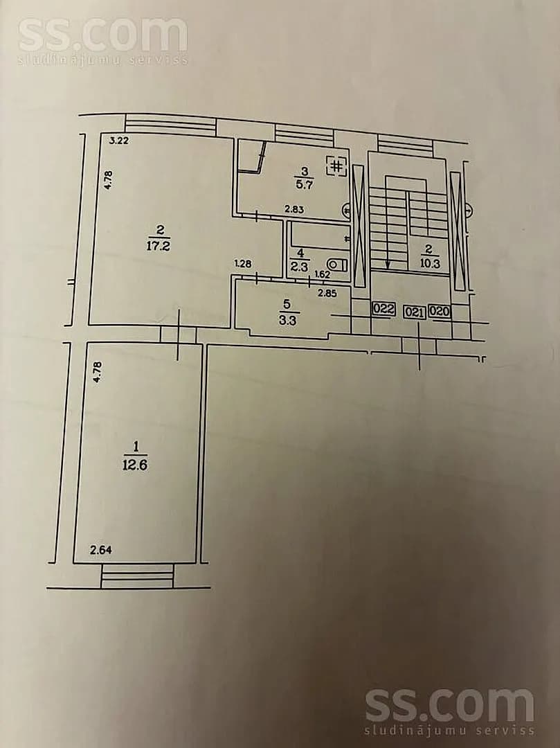 Divistabu dzīvoklis — Brīvības iela 68 — bilde 4