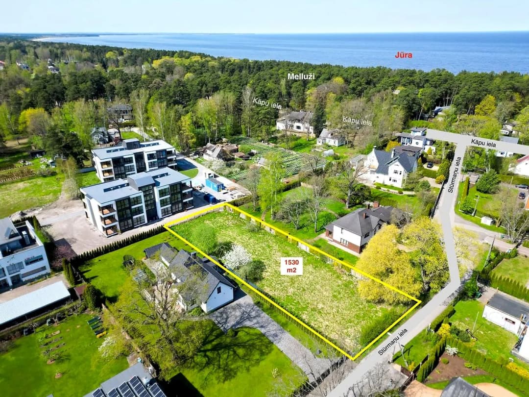 Zeme, 1530㎡ - Jūrmala, Melluži — bilde 3