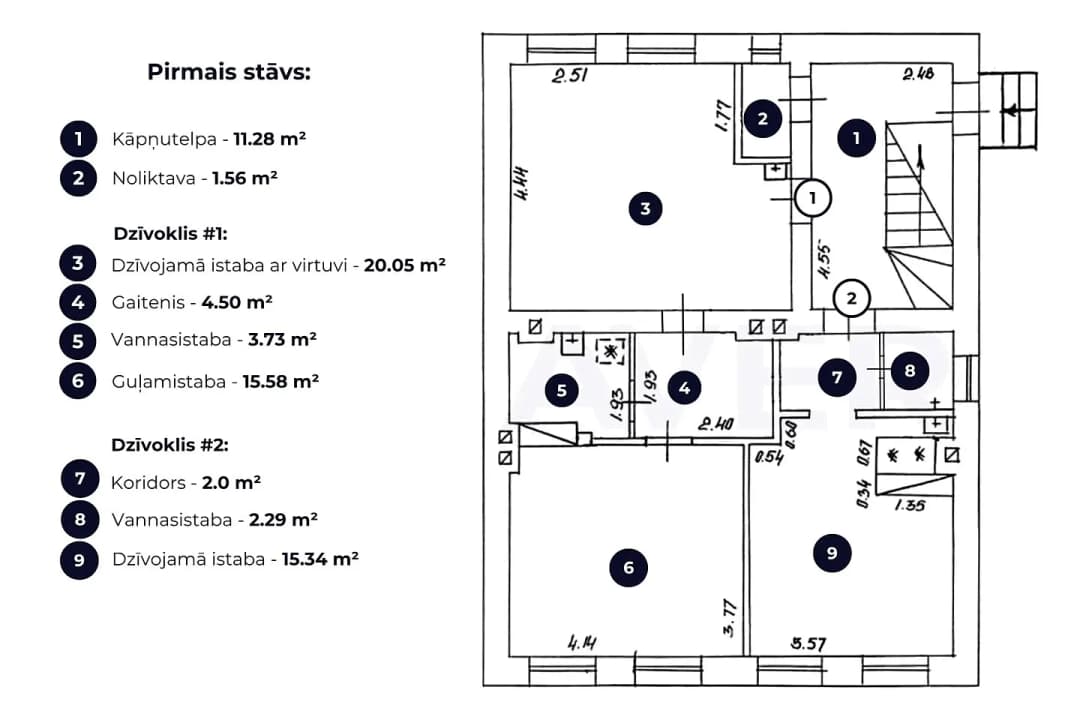 5-ist. Māja, 188㎡ - Rīga, Maskavas forstate — bilde 2