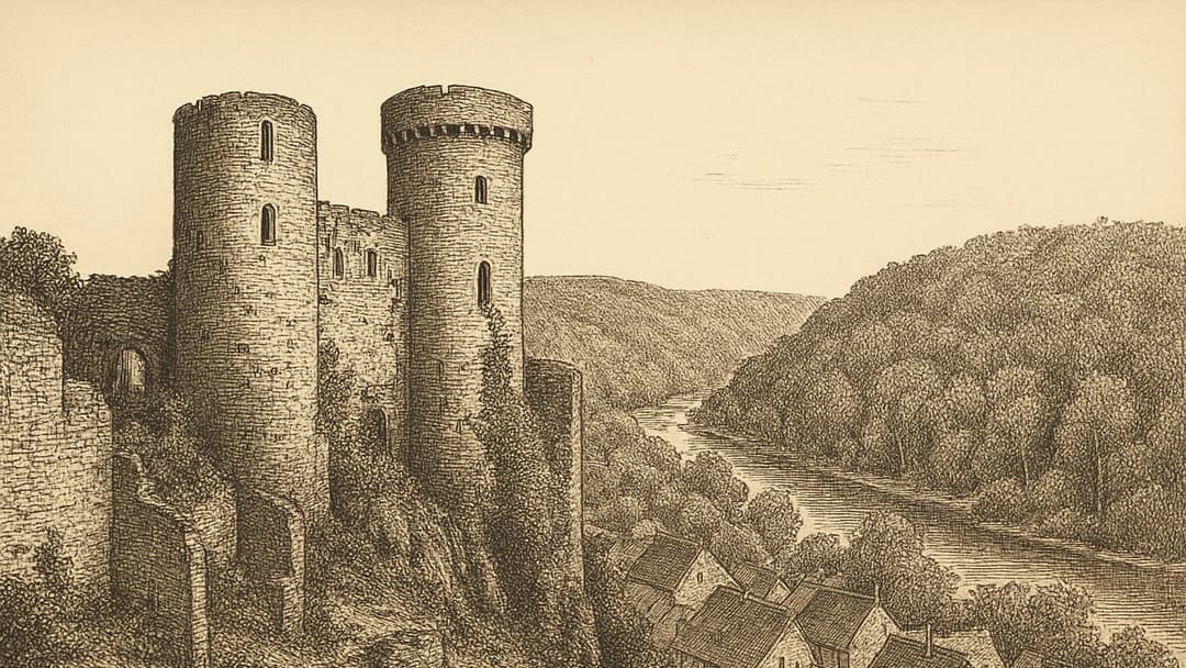 Cēsis — litogrāfija