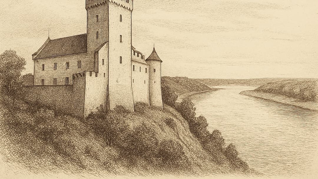 Jēkabpils — litogrāfija
