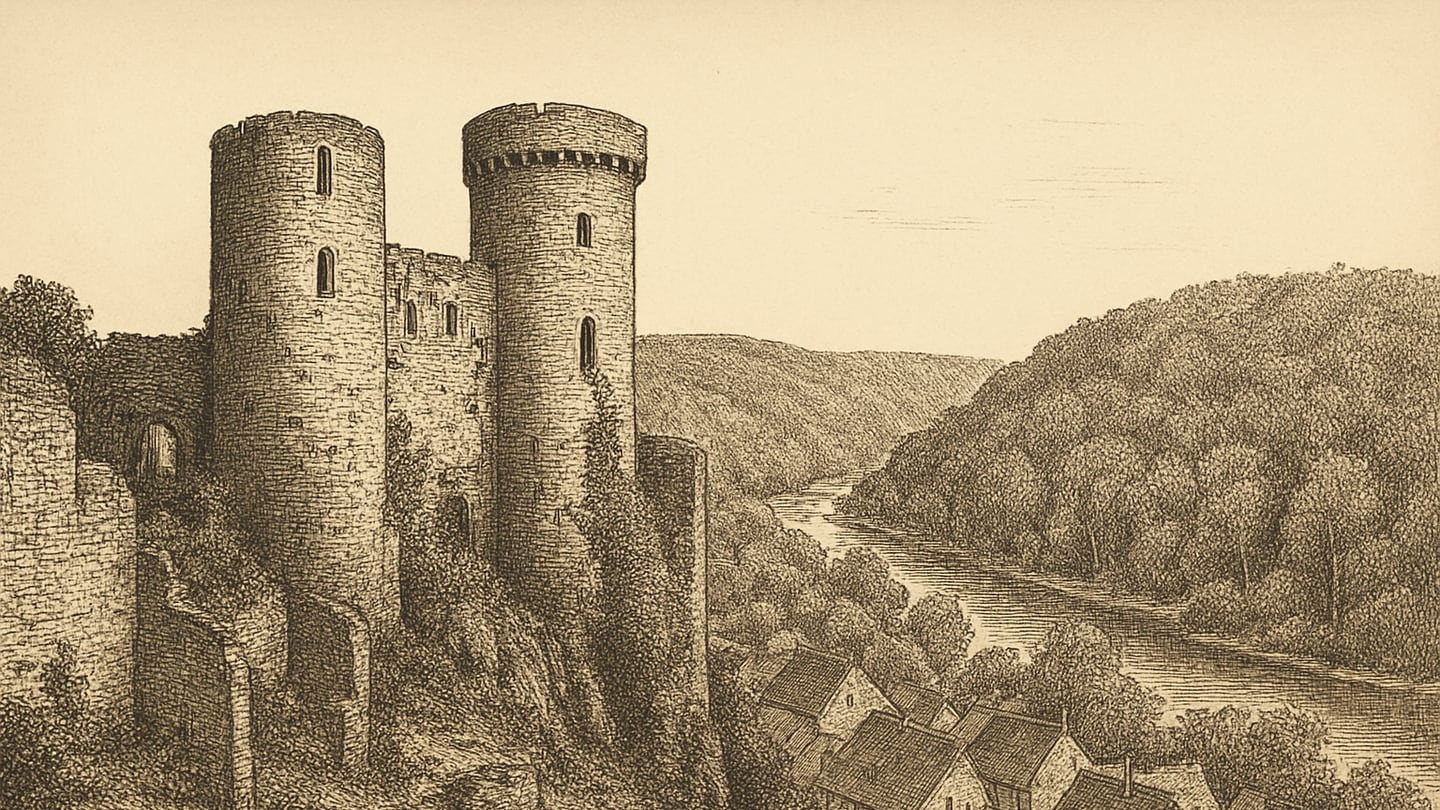 Cēsis — litogrāfija